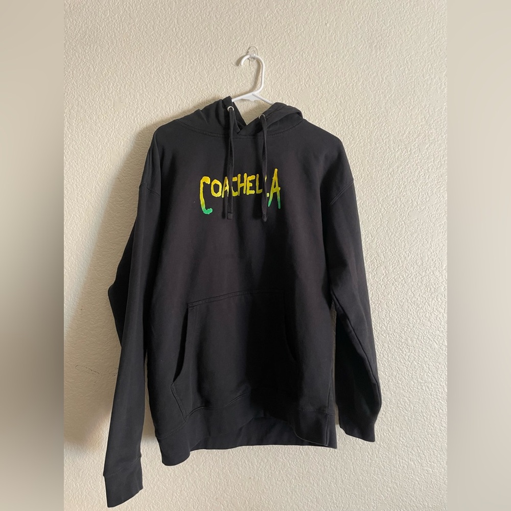 Tovar & Otis Coachella 2023 Limited Collection Hoodie Size Large Black Graphic